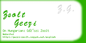 zsolt geczi business card